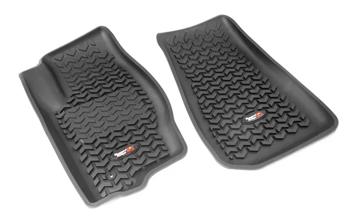 All Terrain Floor Liner, Front Pair, Black 05-10 Jeep WK/XK