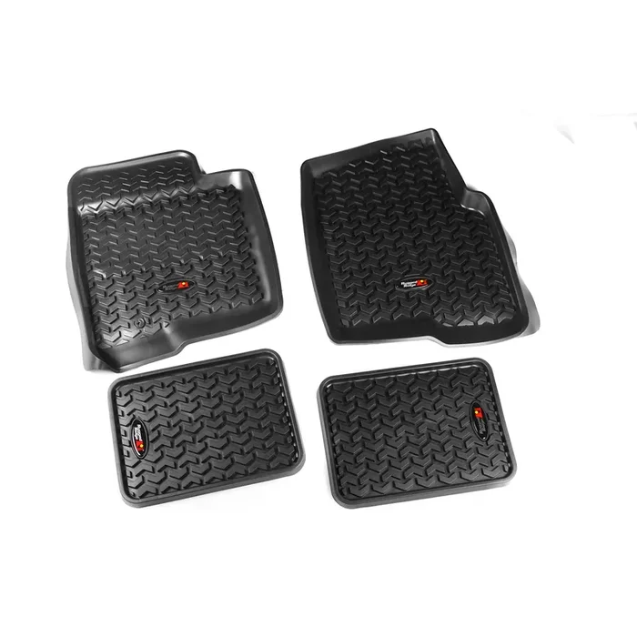 All Terrain Floor Liner Kit, Black 09-14 Ford F-150 Regular Cab