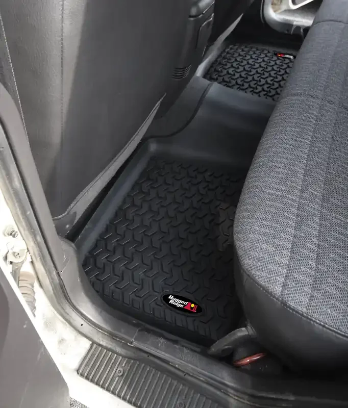 All Terrain Floor Liner, Rear, Black 84-01 Jeep Cherokee XJ