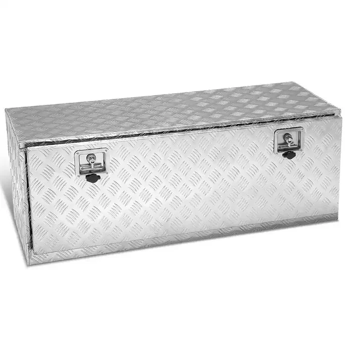 Aluminum Tool Box w/Lock & Key 47 W X 18 D X 18 CM H
