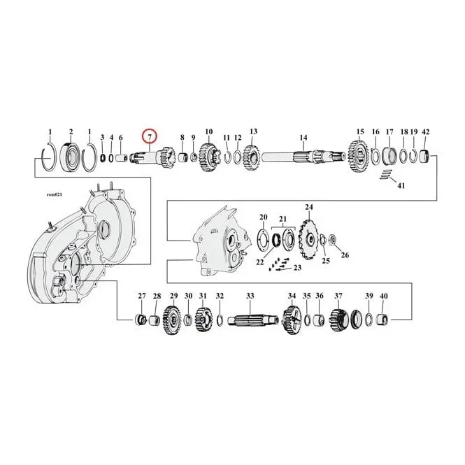 ANDREWS MAINSHAFT CLUTCH GEAR L79-E84 XL