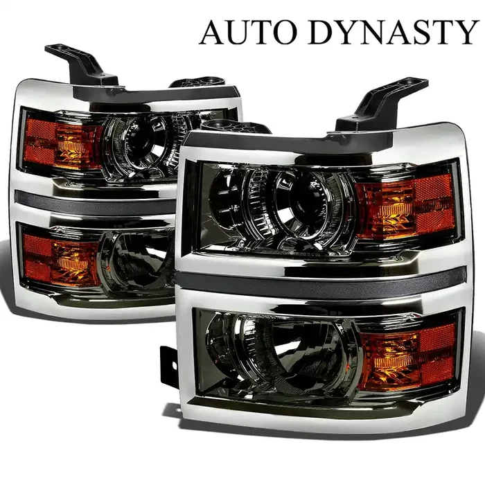 Angel Eyes Projector Headlights 14-15 Chevy Silverado 1500