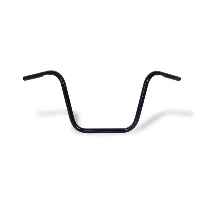 Apehanger Handlebar, 12″ Rise, 1″ Black
