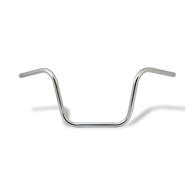 Apehanger Handlebar, 12″ Rise, 1″ Chrome