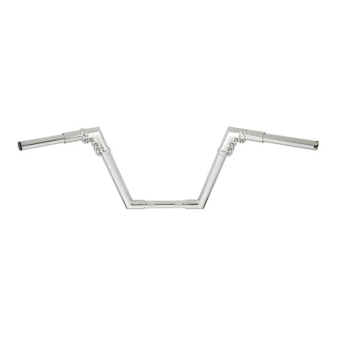 Arlen Ness 1-1/4″ modular Mini Apes. Chrome 10″ rise 08-23 H-D e-throttle with 1″ I.D. risers