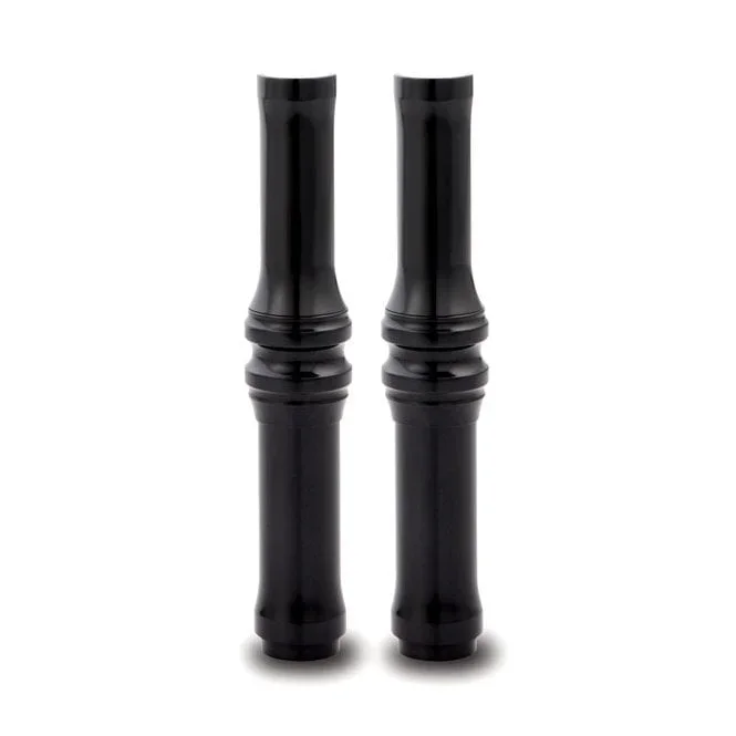 Arlen Ness M8 10-Gauge pushrod cover set. All black 18-21 Softail; 17-21 Touring