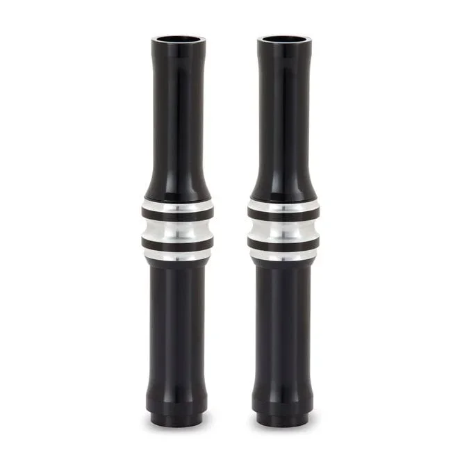 Arlen Ness M8 10-Gauge pushrod cover set. Black 18-21 Softail; 17-21 Touring