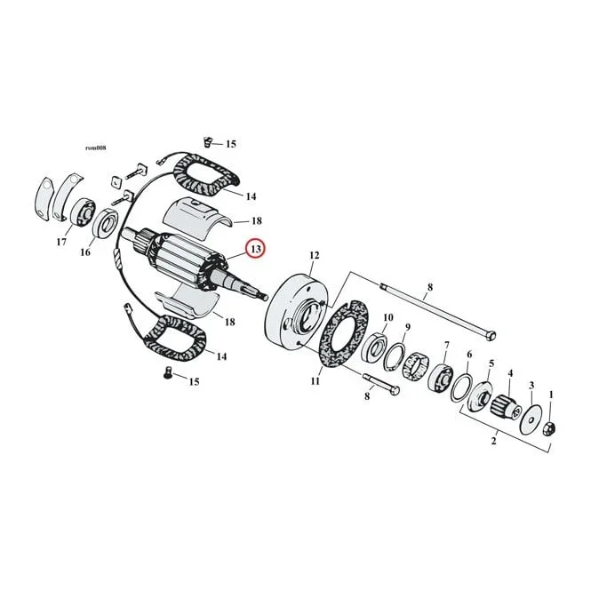 Armature, Generator. 6-Volt