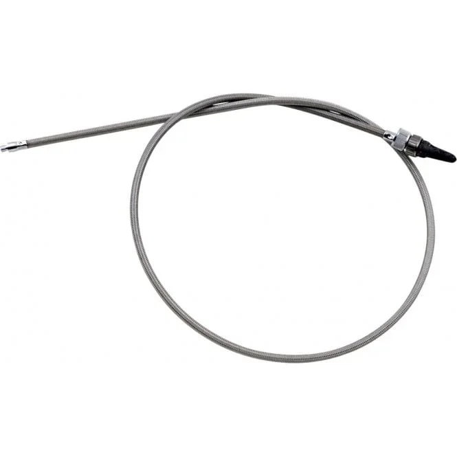 Armor Coat Braided Stainless Steel Speedometer Cable for Harley-Davidson Softail, Classic, Sportster, Touring