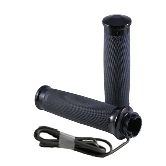 Avon MT Custom Contour heated grips black anodized