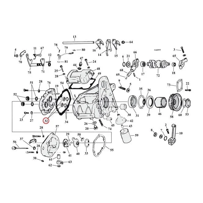 Bearing, Transm. Main & C-Shaft