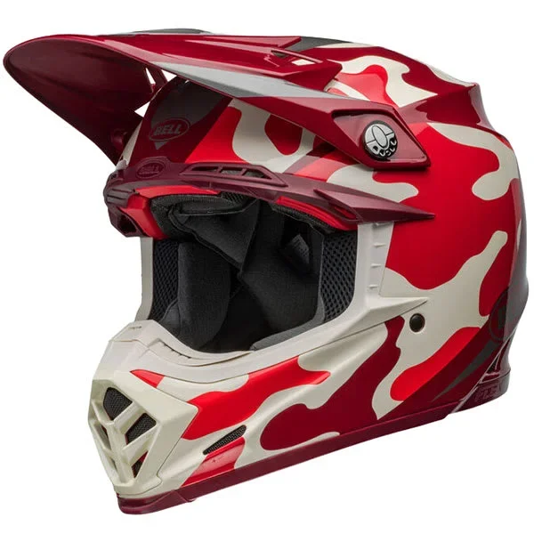 Bell Moto-9S Flex ECE 22.06 – Ferrandis Mechant Gloss Red / Silver