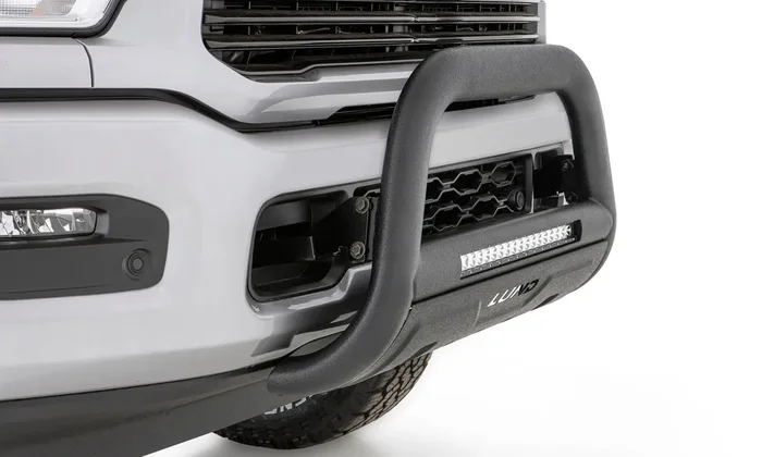 Black Bull Bar Integrated 20 Inch LED Light Bar 09-18 Dodge Ram 1500
