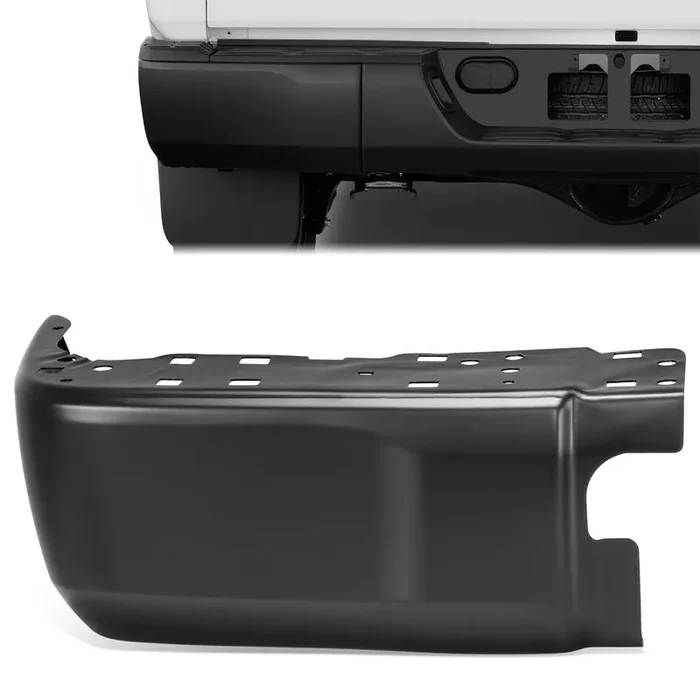 Black Rear Bumper End Caps (Left) 14-21 Toyota Tundra