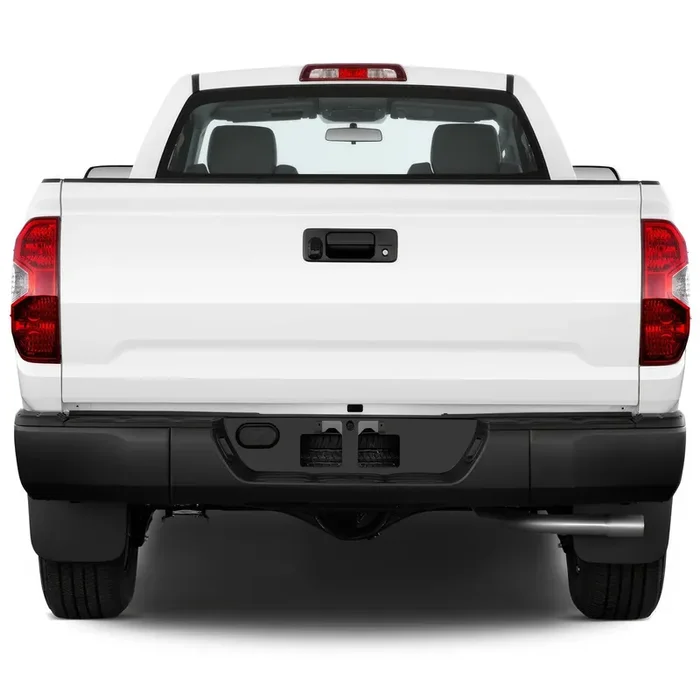 Black Rear Bumper End Caps (Pair) 14-21 Toyota Tundra