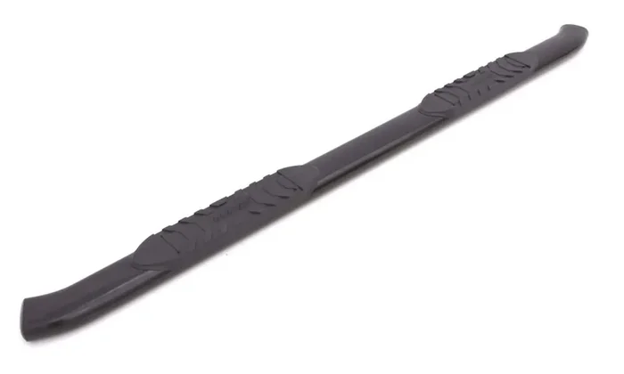 Black Steel 5 Inch Oval Curved Nerf Bars 15-24 Ford F-150 Extended Cab