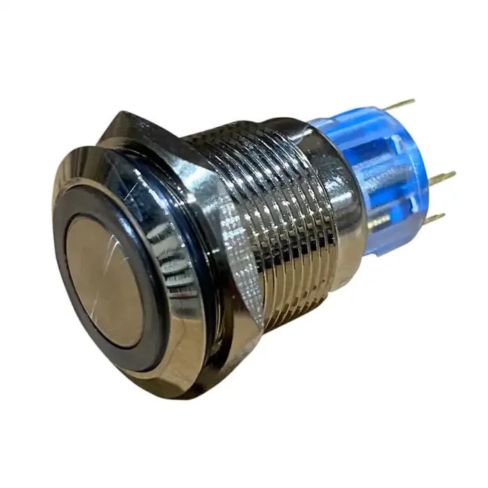 Blue LED Flush Mount Switch Universal