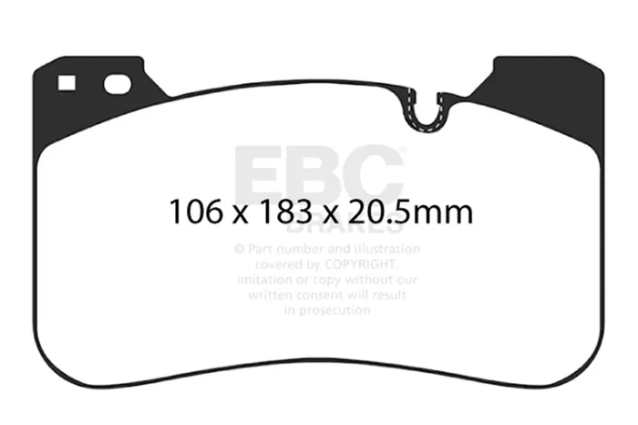 BlueStuff Superstreet Front Disc Brake Pad