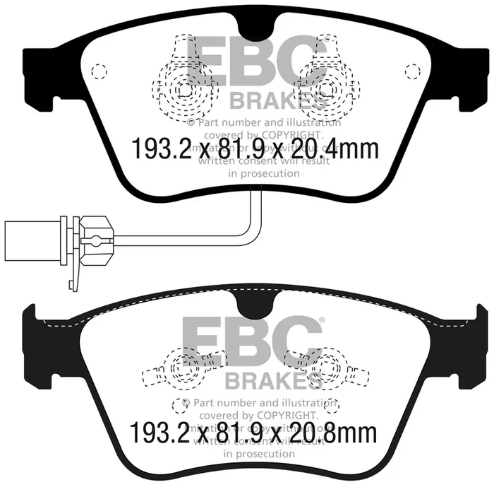 BlueStuff Superstreet Front Disc Brake Pad