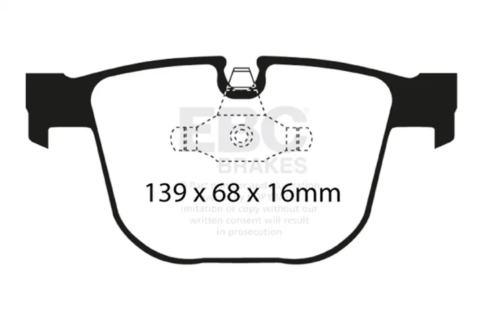 BlueStuff Superstreet Rear Disc Brake Pad