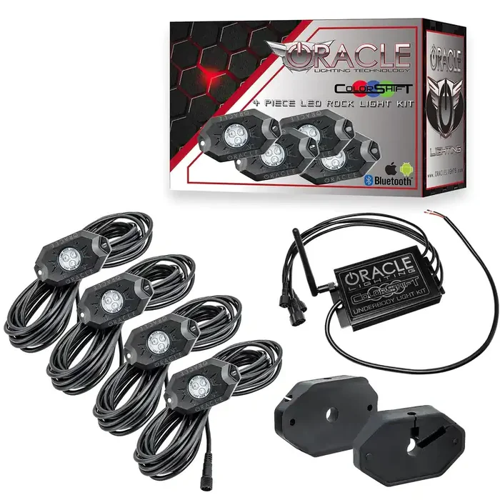 Bluetooth ColorSHIFT Underbody Wheel Well Rock Light Kit 4 PCS