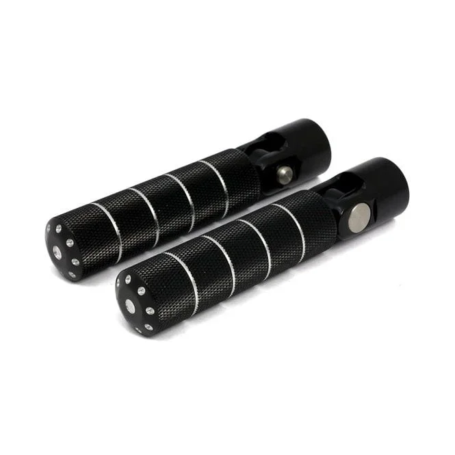 Bomber Footpeg Set, Knurled Aluminium