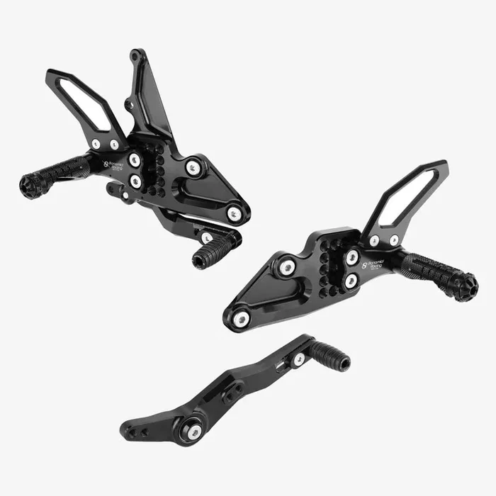 Bonamici Adjustable Race Rearsets for Suzuki GSX8 / GSX8S 2023-2025