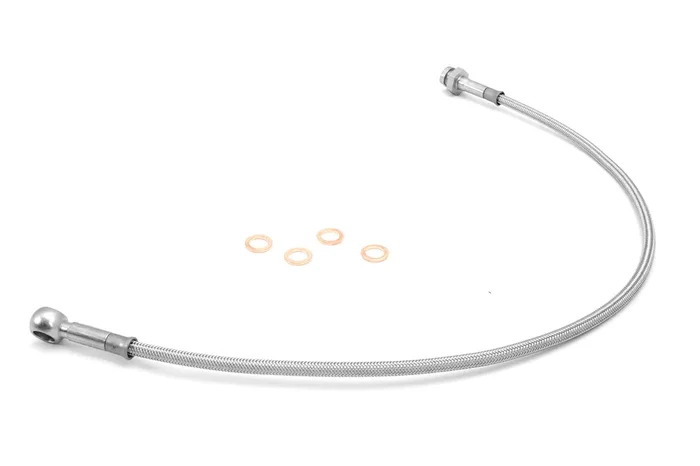 Brake Hose Kit, Front, Stainless Steel 87-95 Jeep Wrangler YJ