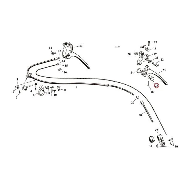 Bushing, Handlebar Brake Lever
