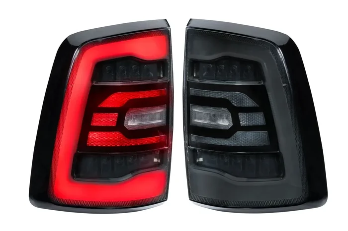 Carbide LED Tail Lights 09-18 Dodge Ram, Smoked