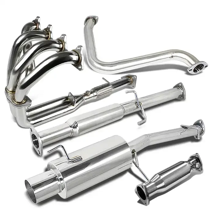Cat-Back + Exhaust Header + High-Flow Cat Test Pipe 92-96 Honda Prelude H23