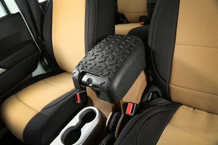 Center Console Cover, Black 11-18 Jeep Wrangler JK