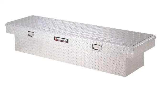Challenger Crossover Storage Box, Over 70.25-Inch, Brite Aluminum