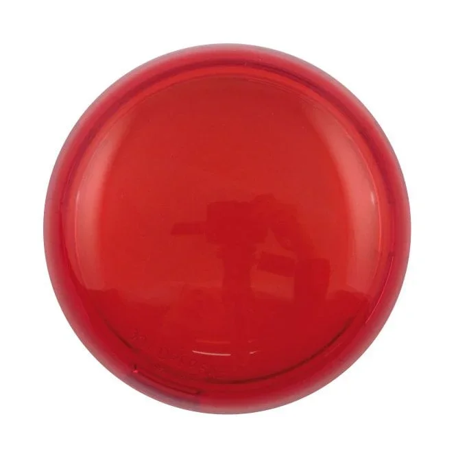 Chris Products replacement bullet turn signal lens. Red 00-23 H-D (excl. V-Rod, Street and models with dual taillight/turn signal setup) with bullet turn signals with pop-off lens