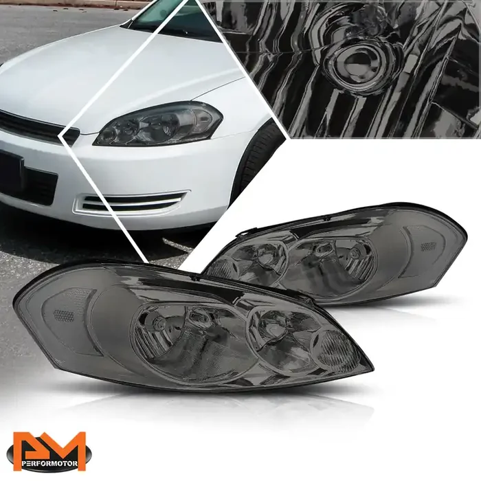 Chrome Housing OE Style Headlights 06-13 Chevy Impala, 06-07 Monte Carlo