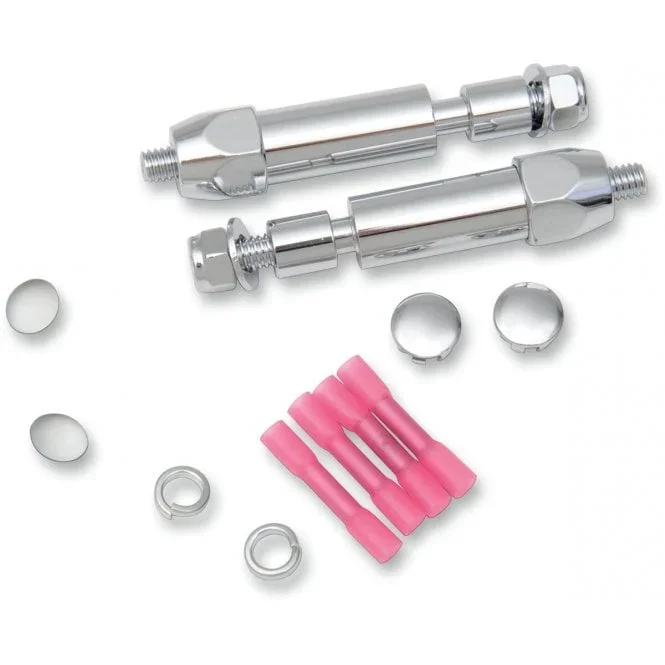 Chrome Rear Turn Signal Relocation Kits Softail