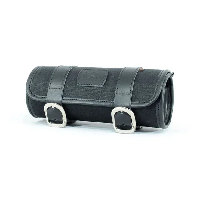 Classic Tool Roll Waxed Cotton. Black