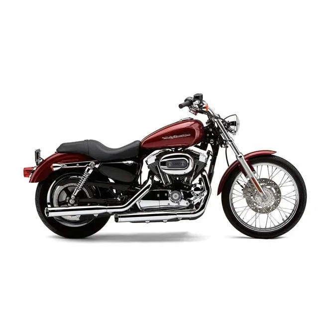 Cobra 3″ slip-on mufflers. Chrome 04-13 XL (excl. XL1200V Seventy Two)