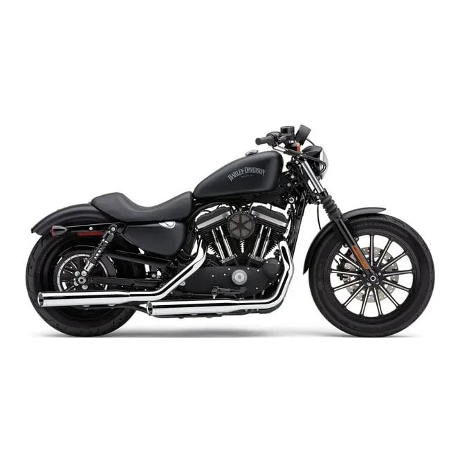 Cobra 3″ slip-on mufflers. Chrome 14-22 XL
