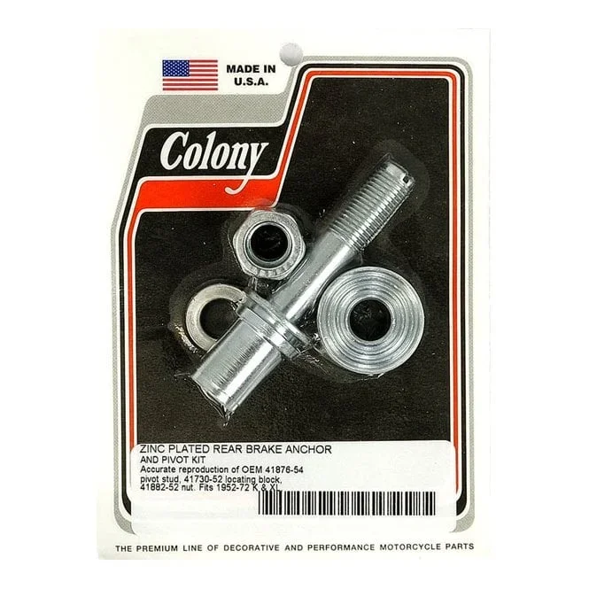 COLONY BRAKE ANCHOR PIVOT BOLT KIT 52-72 K, KH, XL