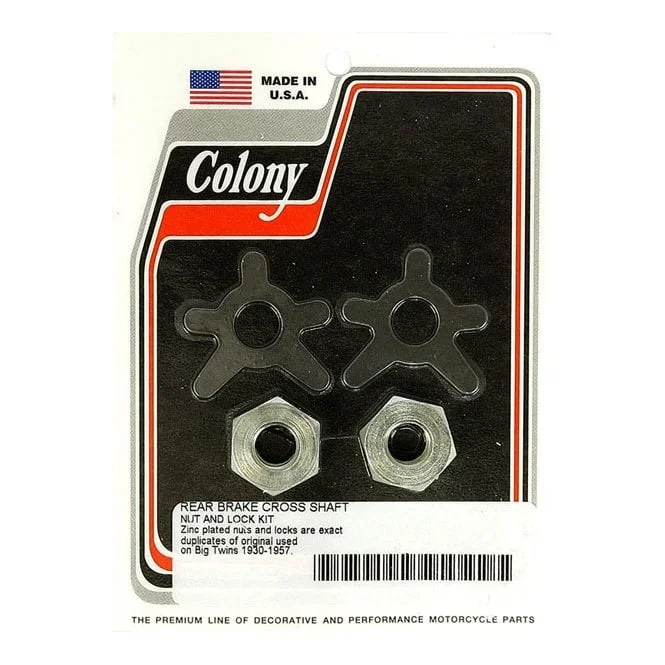 COLONY BRAKE SHAFT LOCK & NUT KIT 30-57 B.T.