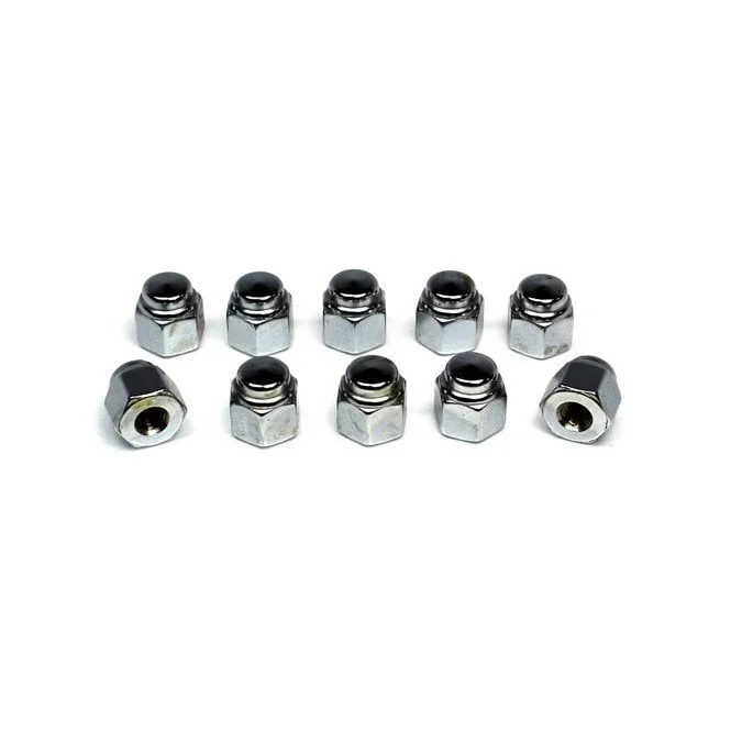Colony cap nuts 8-32 chrome plated Universal