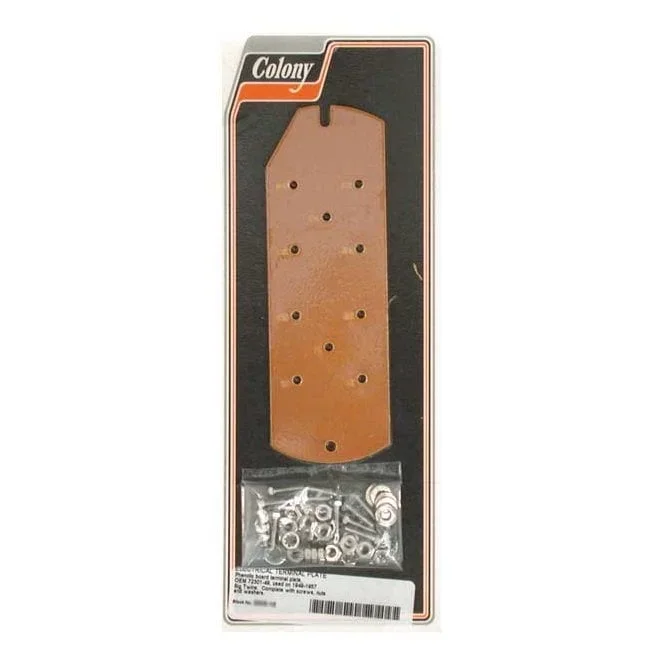 Colony electrical terminal plate 49-57 B.T.