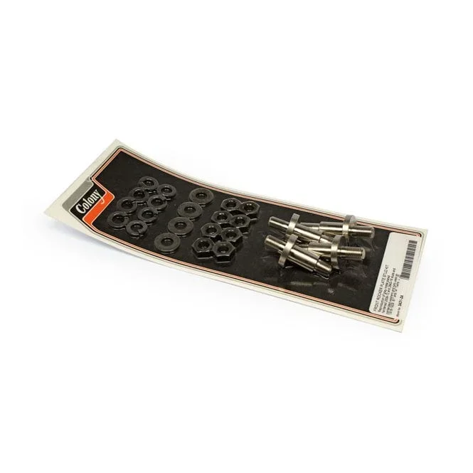 Colony front rocker plate stud kit 16-29 H-D