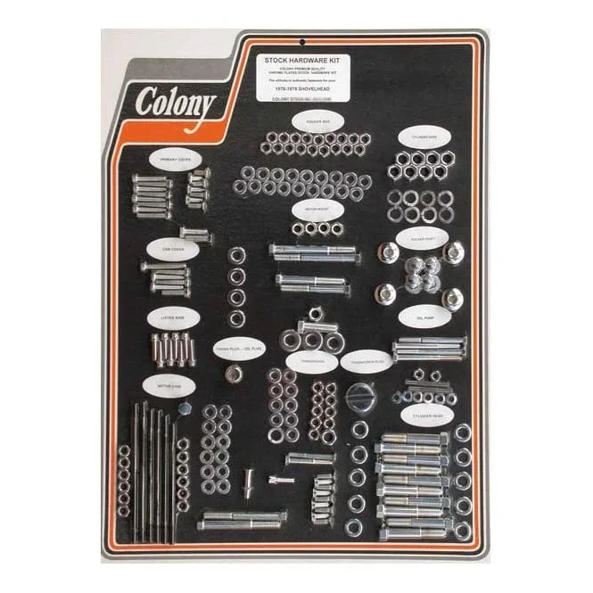 COLONY MOTOR SCREW SET 76-78 SHOVEL