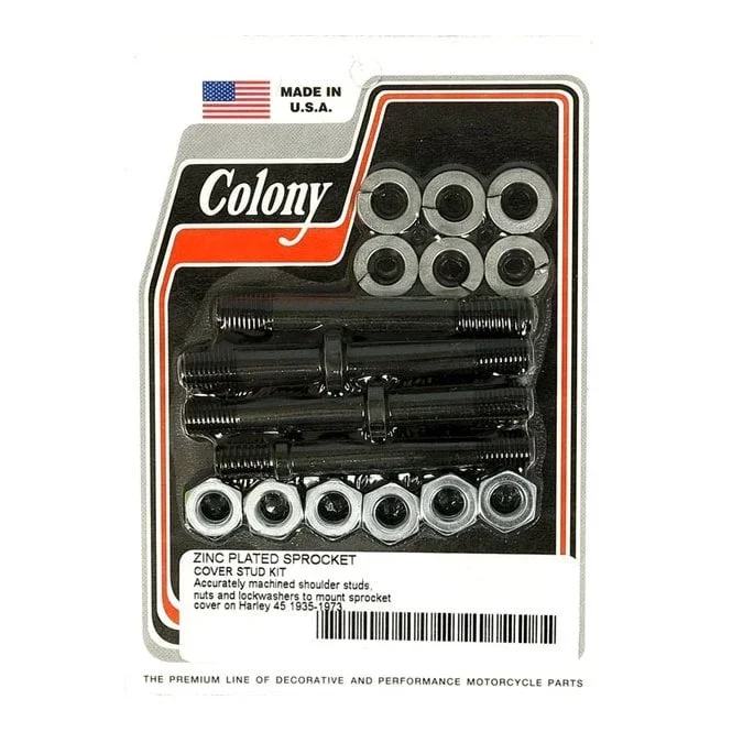 COLONY SPROCKET COVER STUD KIT 35-73 45″ FLATHEADS (750CC)
