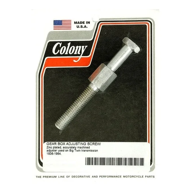 Colony transmission adjuster bolt. Zinc 37-64 ALL B.T.