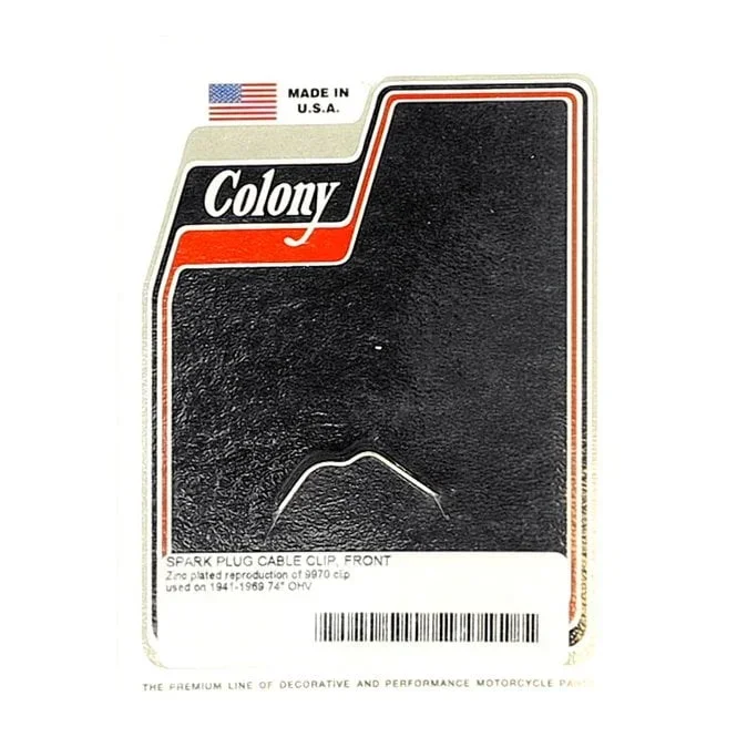 Colony wire clip. Front spark plug cable 36-64 74 OHV