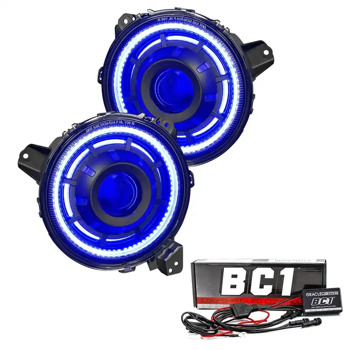 ColorSHIFT Bi-LED Projector Headlights 18-21 Jeep Wrangler JL, 20-21 Gladiator JT