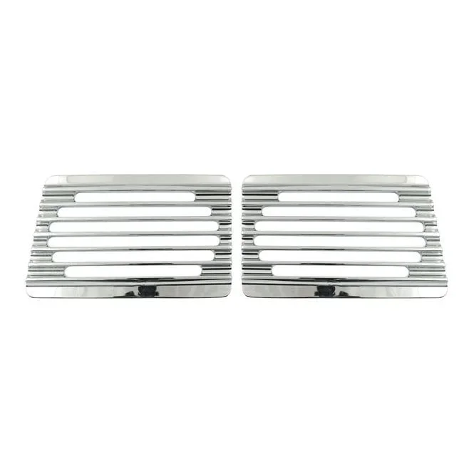 Covington’s speaker covers for cycle sound saddlebag lids